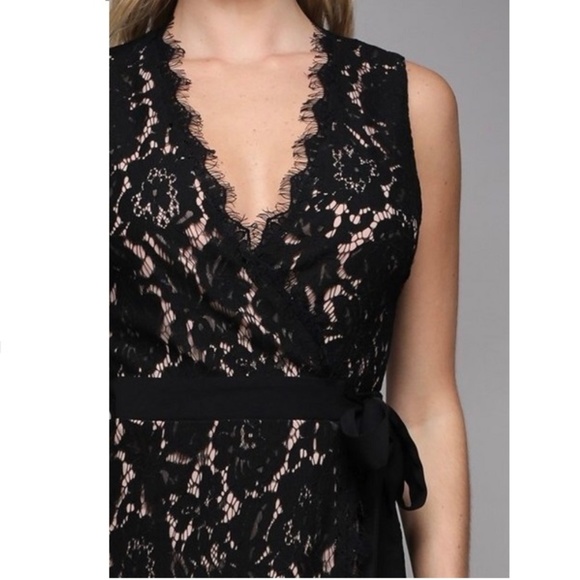 OVERLAP LACE MINI DRESS - Picture 4 of 4